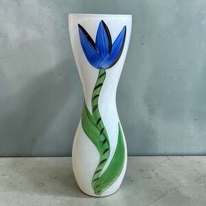 Kosta Boda Ulrica Hydman Vallien Tulipa Vase (Blue)